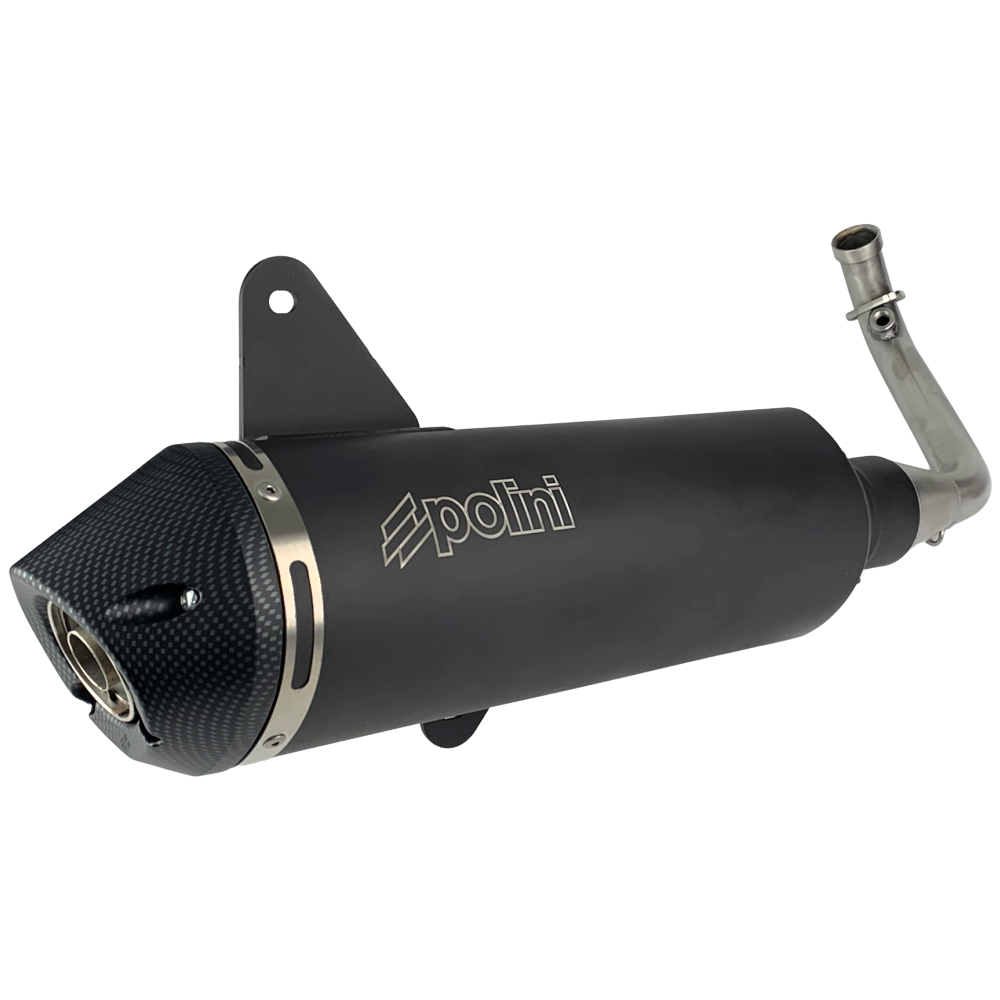 POLINI Vespa GTS 300, GTV 300 HPE (EURO 5) Sport Exhaust Aluminium Bla