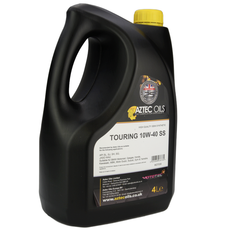 MOTOTEC 10W-40 Touring Semi-Synthetic 4T Engine Oil (4 Litres)