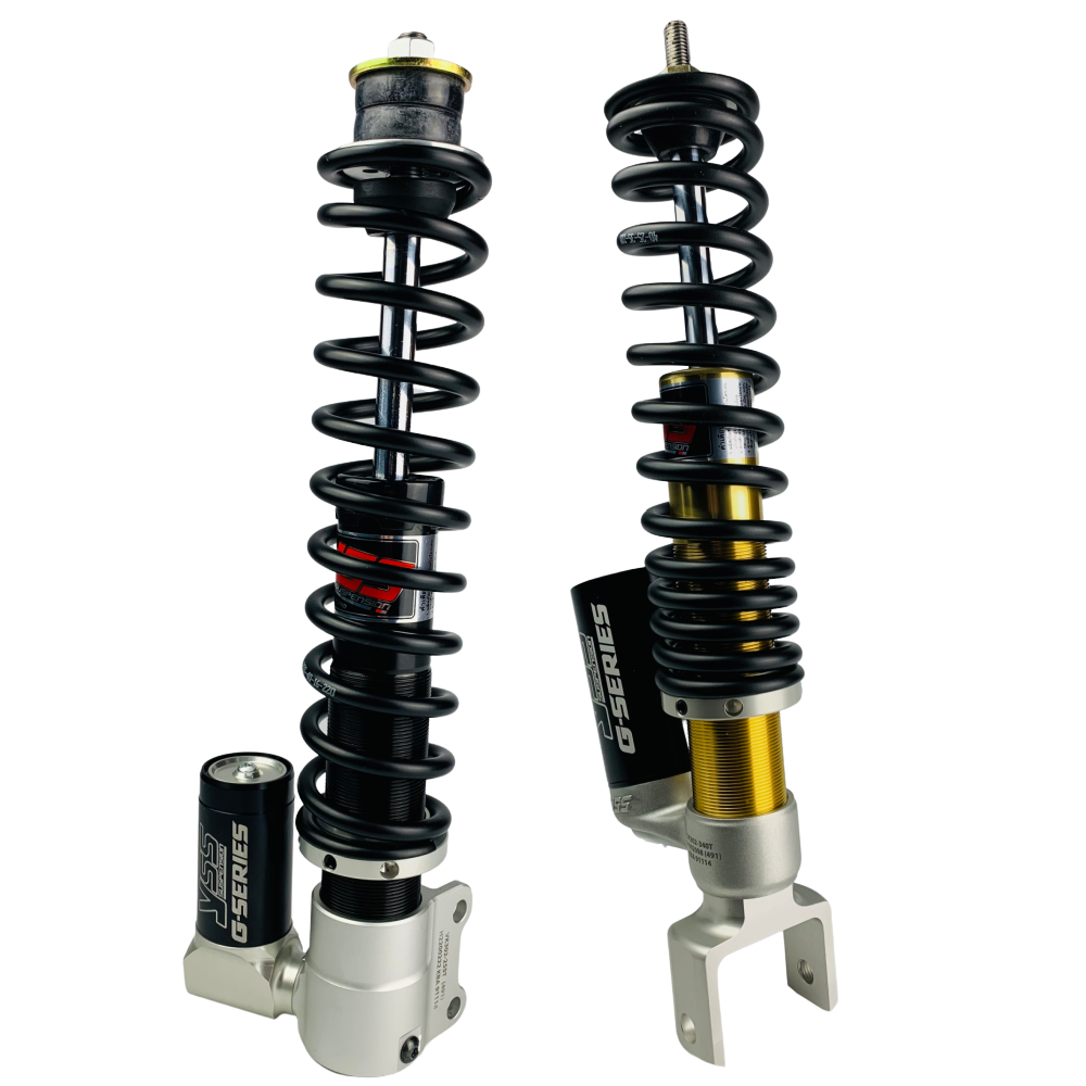 Front + Rear Carbon Shock Absorber Kit – Vespa PX 125 / 150 / 200 – Rainbow