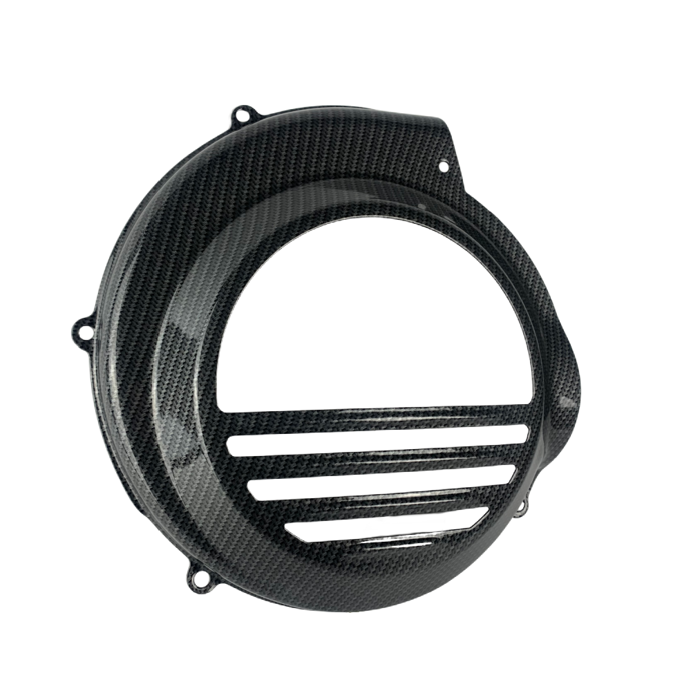 CARBON LOOK Vespa Flywheel Cover (Non Electric Start) PX80, PX125, PX1