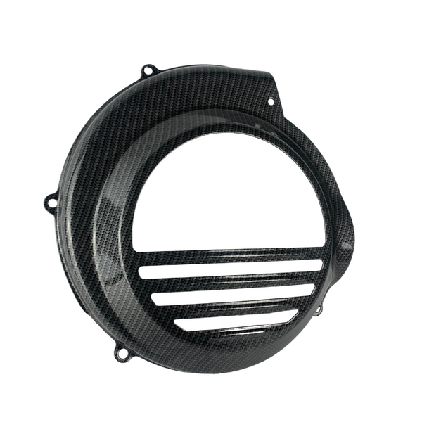 CARBON LOOK Vespa Flywheel Cover Non Electric Start) PX80, PX125, PX150, PX200