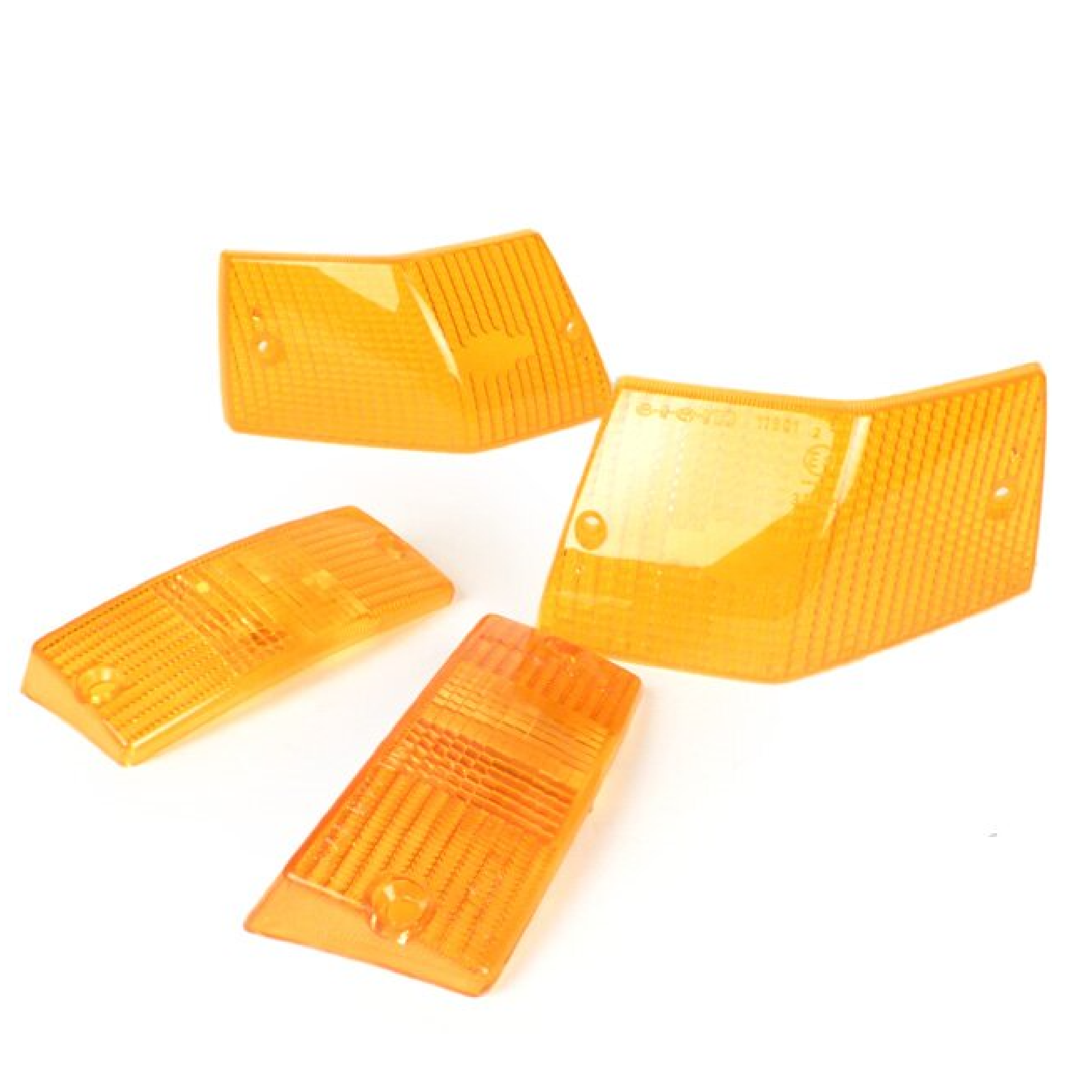 Clear Front Indicator Lens Set – Italian Made By Bosatta – Fits Vespa PX & LML