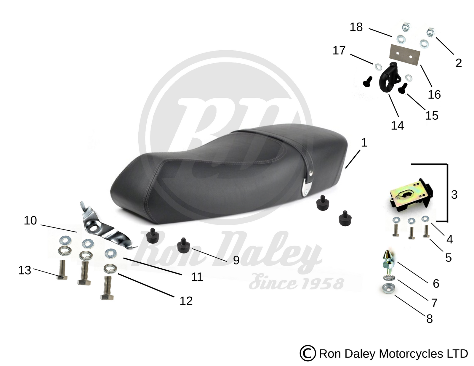 Selle Vespa LML PE PX T5 Star – Beige Avec Serrure – 4 Temps