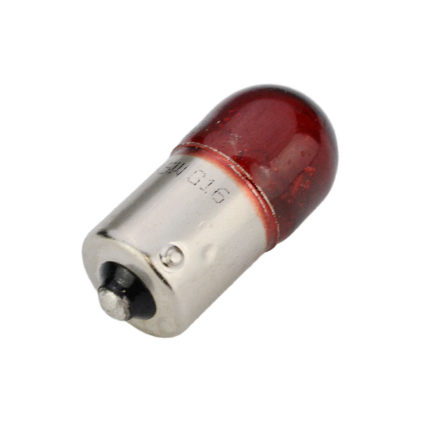 AUTOLAMPS 12v10w Bulb BA15s (Straight Pin) Red