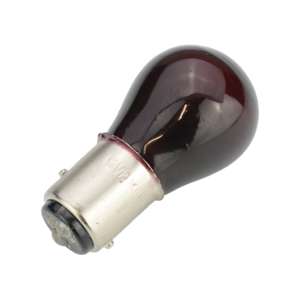 AUTOLAMPS 12v21/5w Bulb BAW15d (Straight Pin) Red