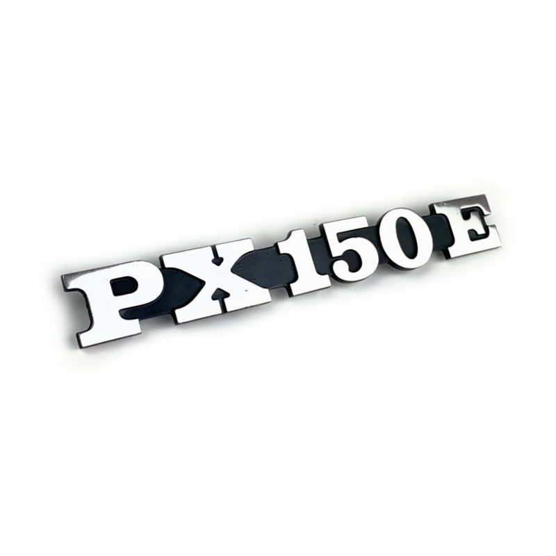 Piaggio Vespa Side Panel Badge 'PX150E' (Up to 1983)