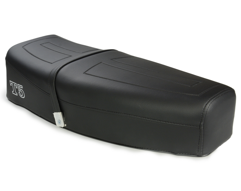 SPAQ Vespa T5 MK1 Black Seat Standard