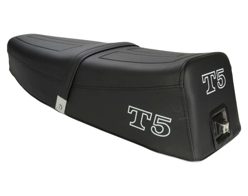 SPAQ Vespa T5 MK1 Black Seat Standard
