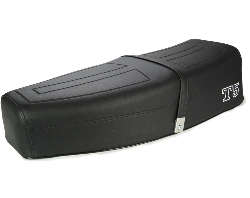 SPAQ Vespa T5 MK1 Black Seat Standard