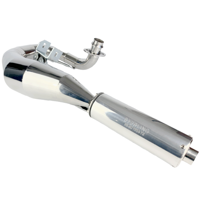 SPAQ Vespa T5 125 L/H Performance Stainless Steel Exhaust