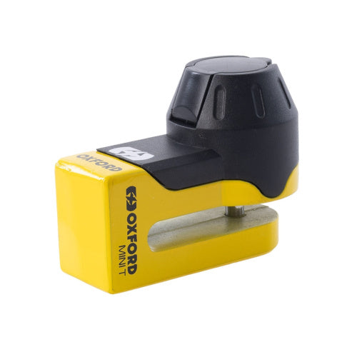 Oxford Mini T Disc Lock Yellow/Black