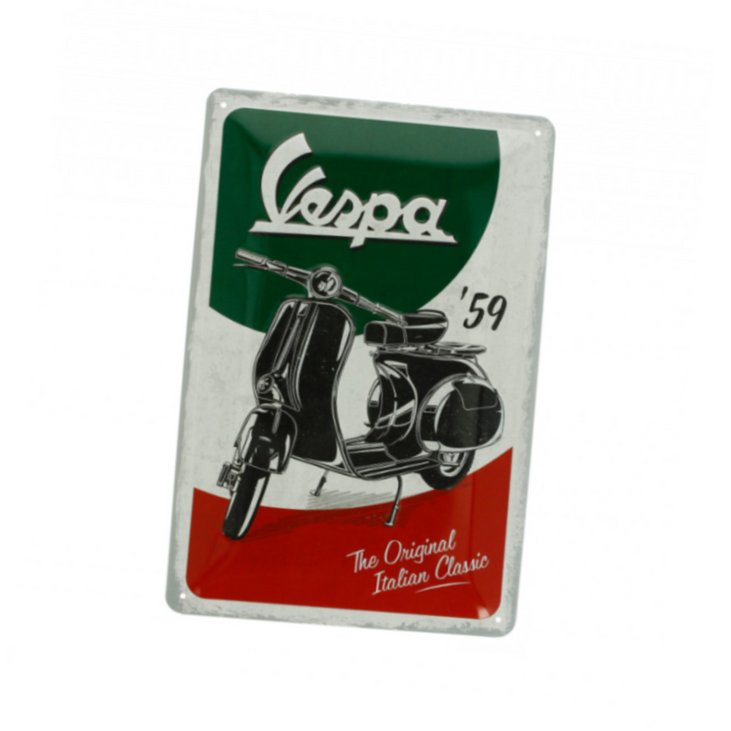 Piaggio Signs Piaggio Vespa 'Italian Classic' Metal Sign