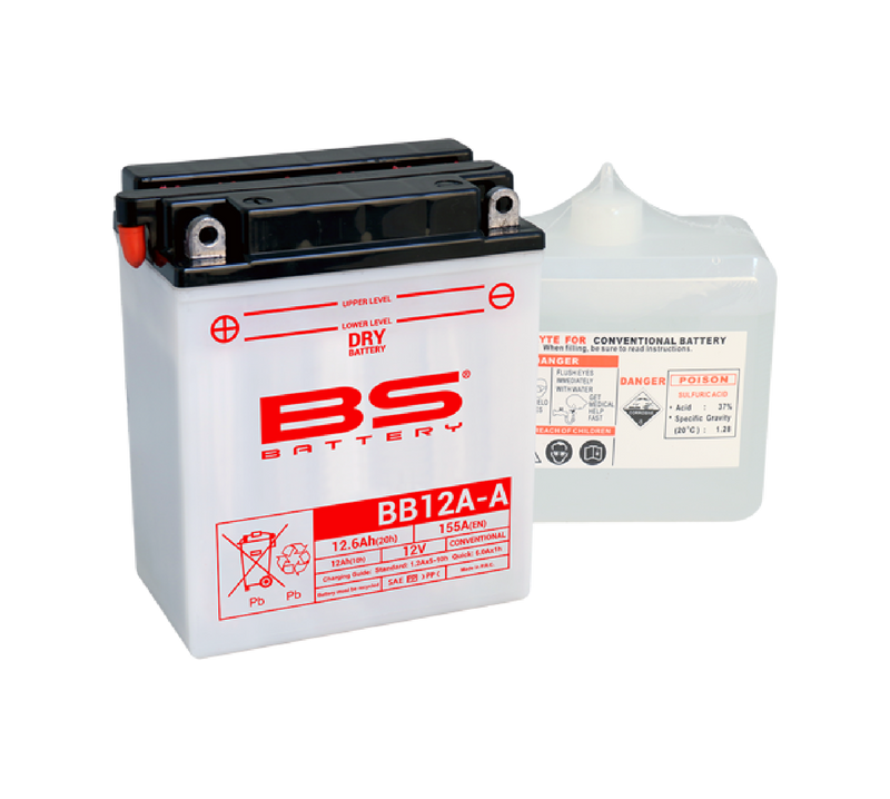BS Battery YB12A-A 12V 12.6Ah (YB12A-A)