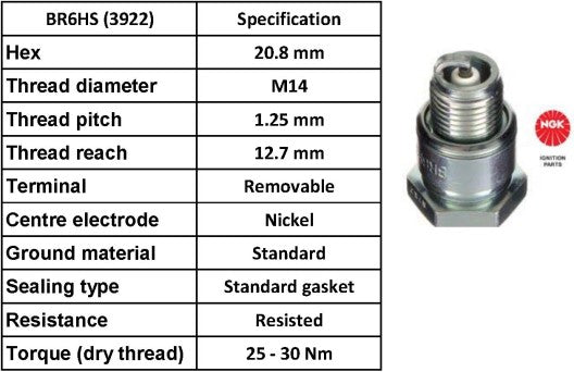 NGK Spark Plug BR6HS