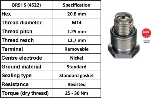 NGK Spark Plug BR9HS