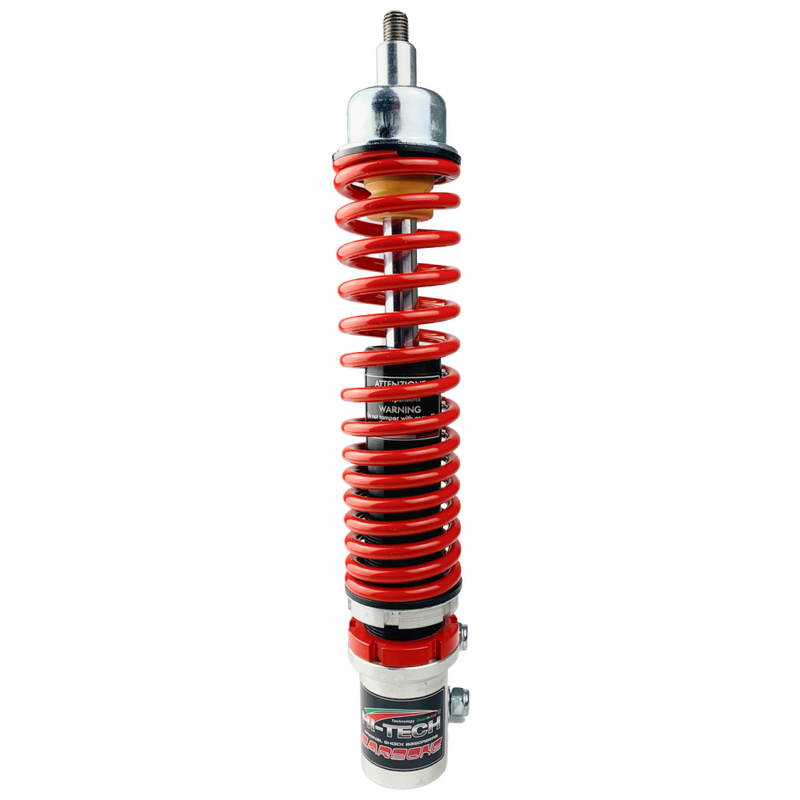 Carbone HI-TECH Vespa Front Shock Absorber Silver & Red GTS, GTV, GT