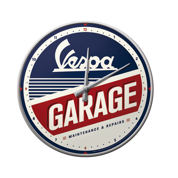 Piaggio Vespa 'Garage' Clock