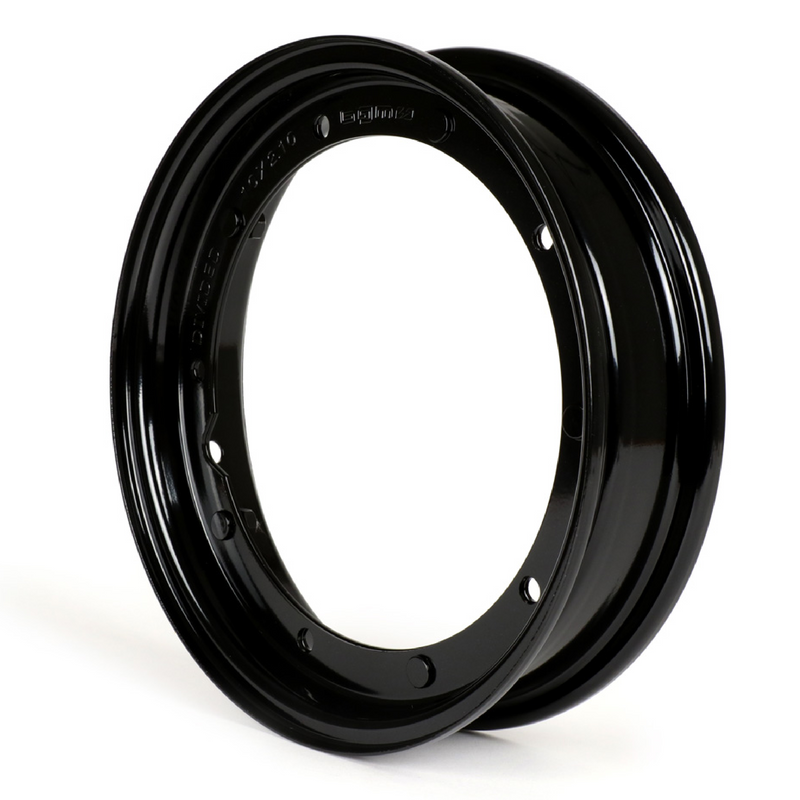 RMS Red Steel Wheel Rim – 2.10x10 – Fits Vespa T5 125 Classic, PX, Elestart