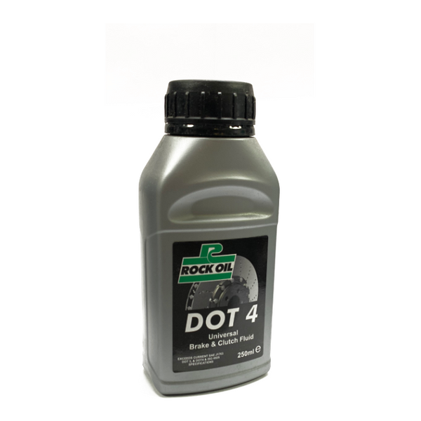 Rock Oil DOT 4 Universal Hydraulic Brake & Clutch Fluid (250ml)