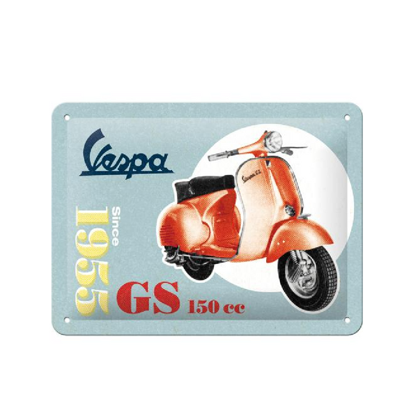 Piaggio Vespa 'GS150' Metal Sign