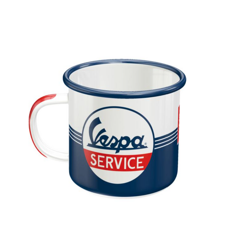 Piaggio Vespa Enamel Service Mug