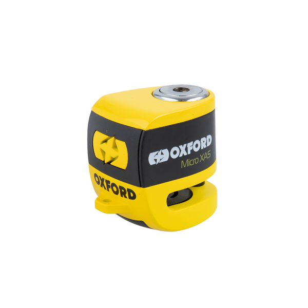 Oxford Micro XA5 Alarm Disc Lock Yellow/Black